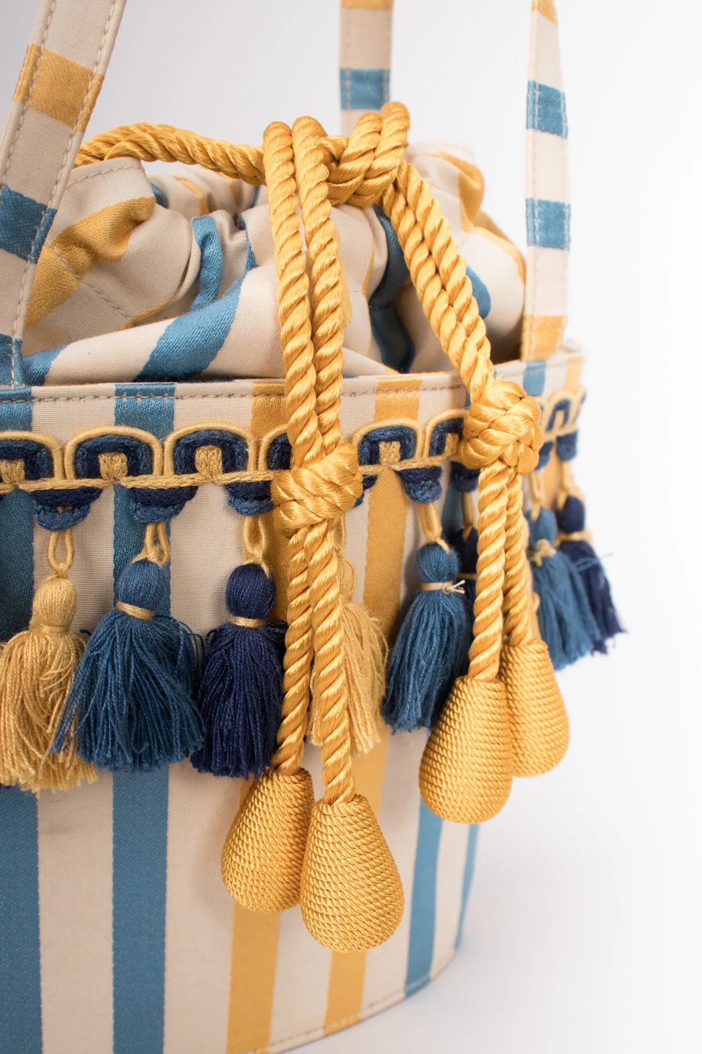 Carnival Tassel Bucket Tote