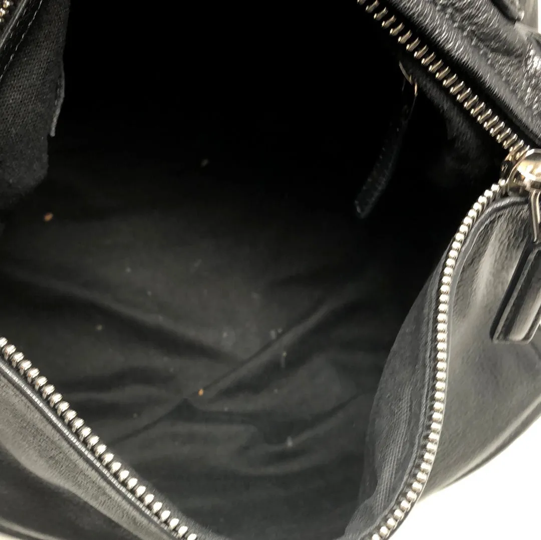 Givenchy Black Leather Medium Pandora with Silver Hardware