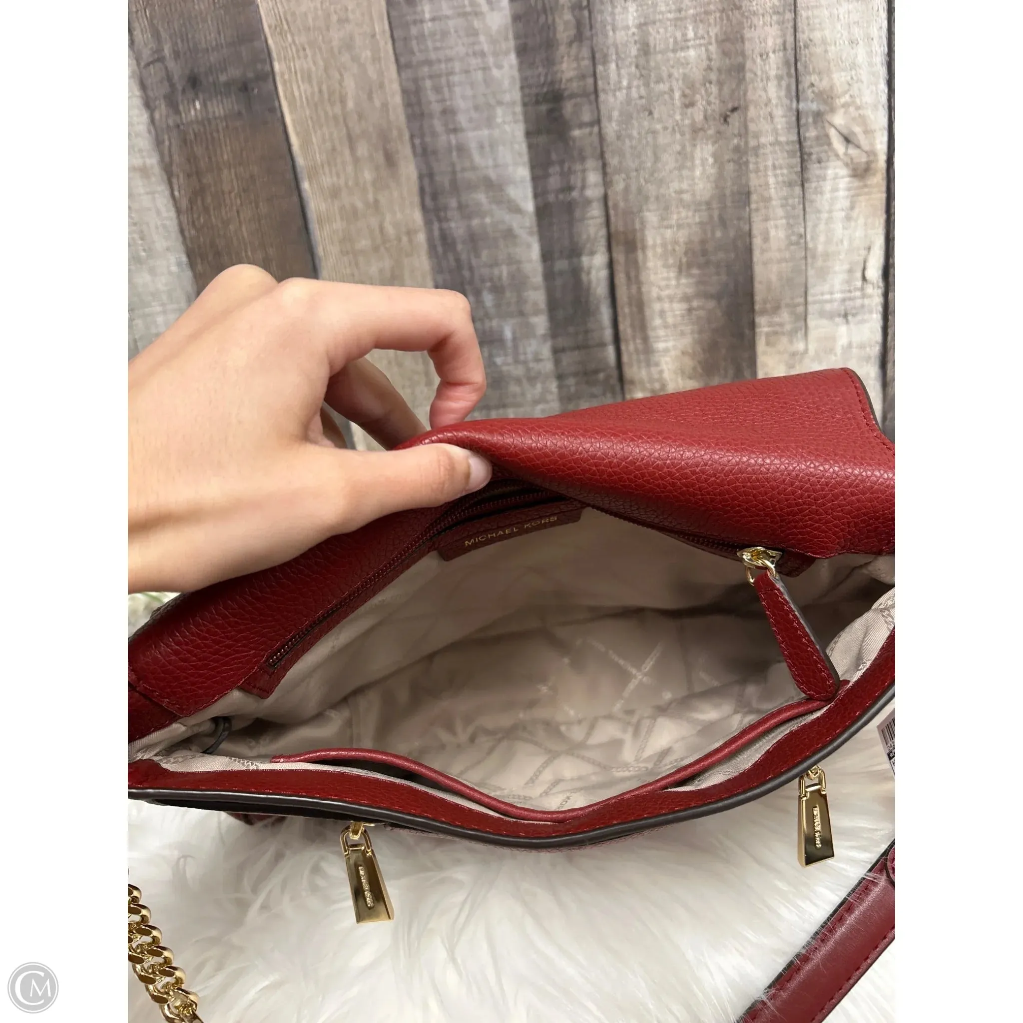 Handbag Designer By Michael Kors, Size: Medium